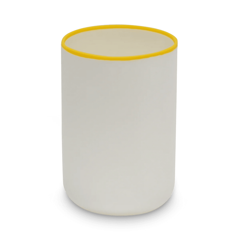 Ligne Champagne Cooler - Tina Frey Serveware - White With Black Rim - HORNE