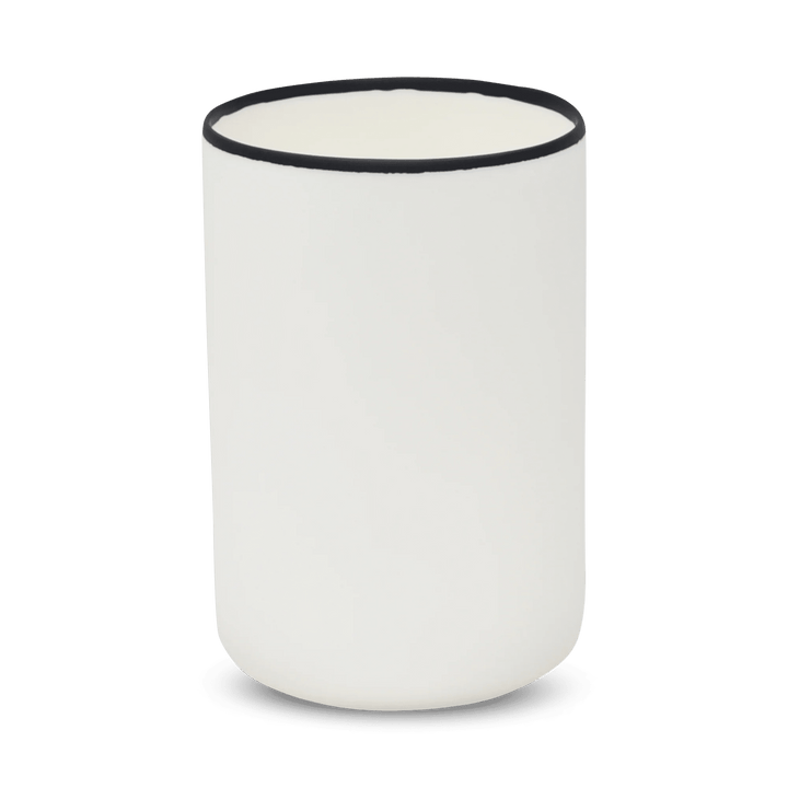 Ligne Champagne Cooler - Tina Frey Serveware - White With Black Rim - HORNE