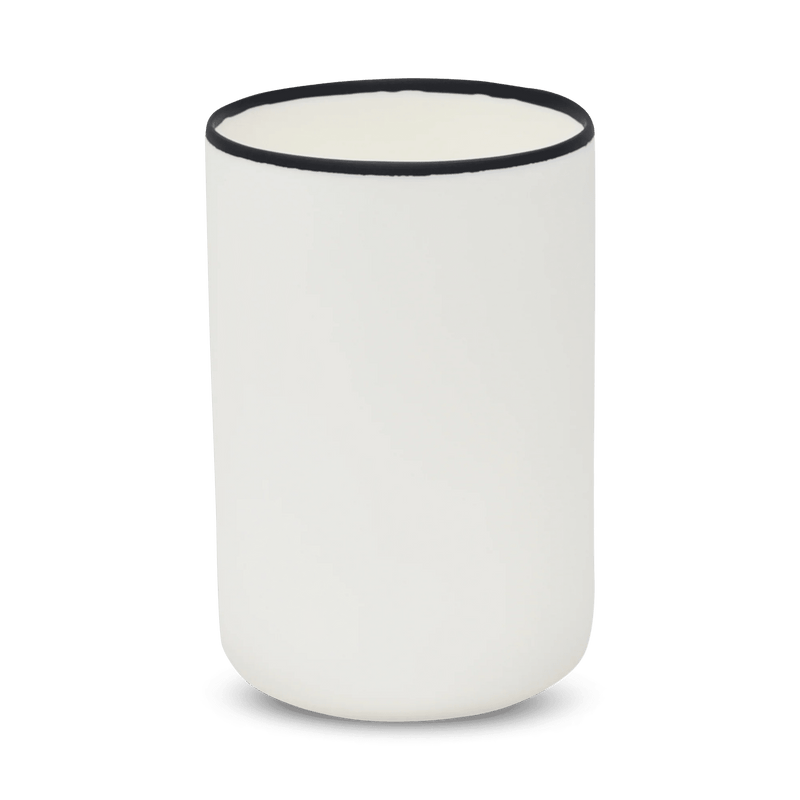 Ligne Champagne Cooler - Tina Frey Serveware - White With Black Rim - HORNE