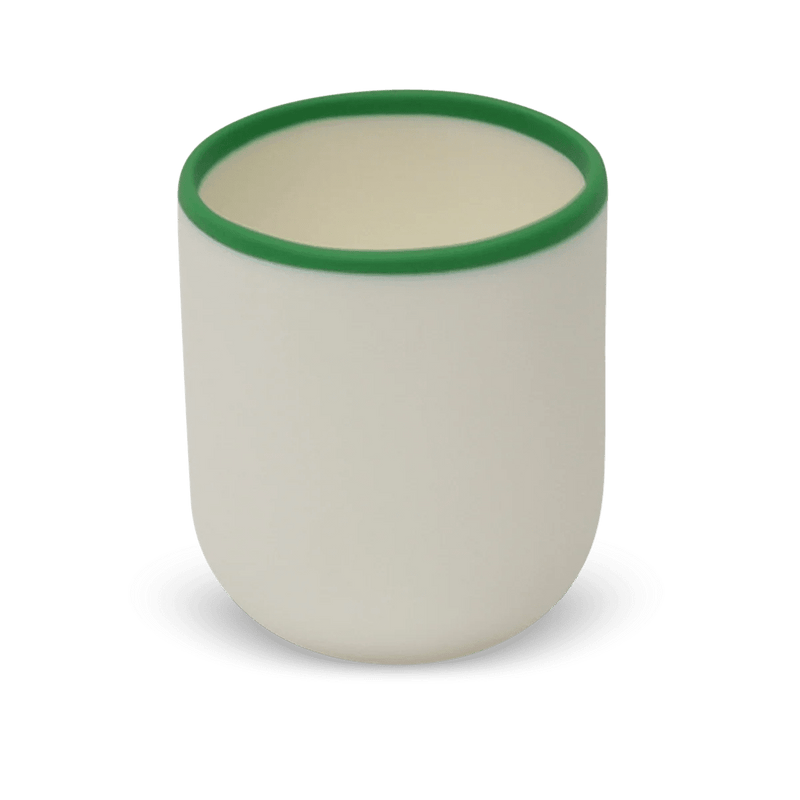 Ligne Cup - Tina Frey Serveware - Short - White With Black Rim - HORNE
