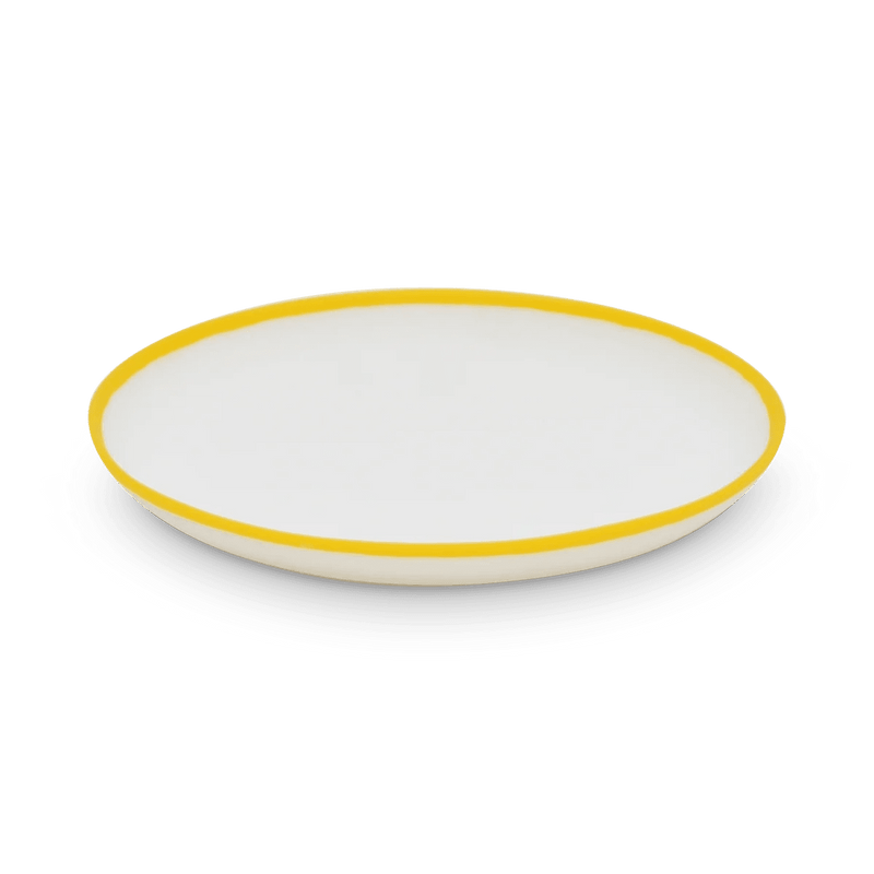 Ligne Plate - Tina Frey Serveware - Small - White With Black Rim - HORNE