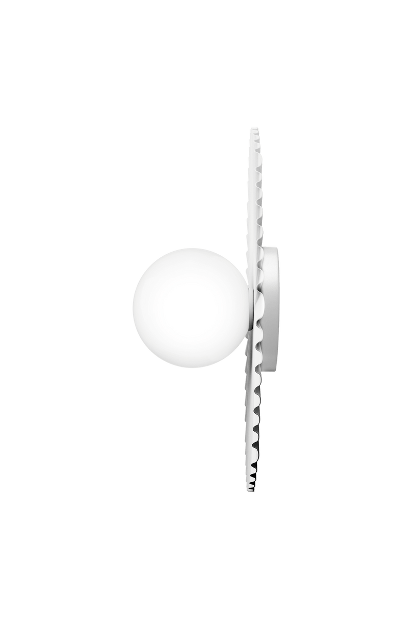 Liila Muuse Wall/Ceiling Lamp - Nuura Wall/Ceiling Lights - Small - Nordic Gold / Opal - HORNE