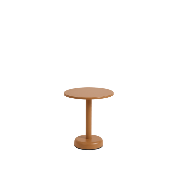 Linear Steel Coffee Table - Muuto Table + Task - Burnt Orange - Small - HORNE