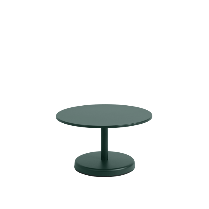 Linear Steel Coffee Table - Muuto Table + Task - Dark Green - Large - HORNE