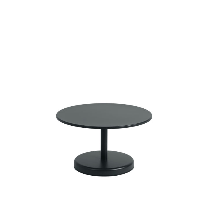 Linear Steel Coffee Table - Muuto Table + Task - Black - Large - HORNE