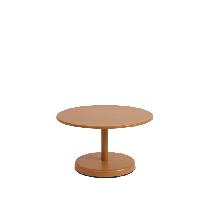 Linear Steel Coffee Table - Muuto Table + Task - Burnt Orange - Large - HORNE