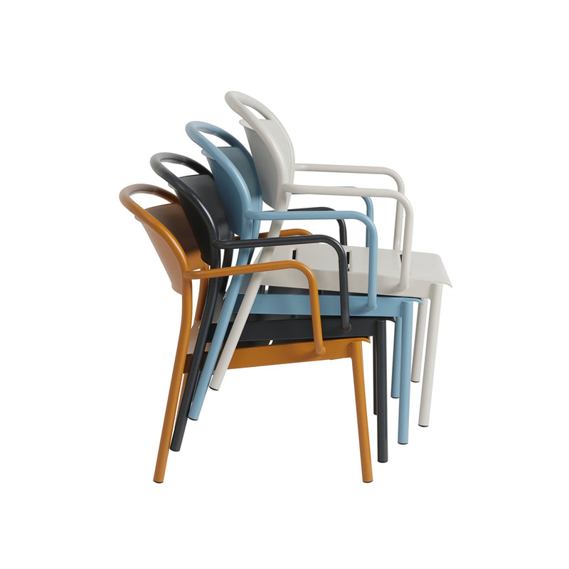 Linear Steel Lounge Armchair - Muuto Chairs - Anthracite Black - HORNE