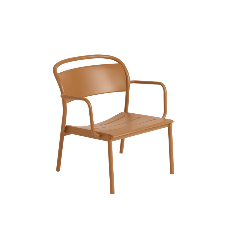 Linear Steel Lounge Armchair - Muuto Chairs - Anthracite Black - HORNE
