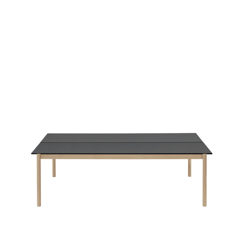 Linear System Table - Muuto Tables + Desks - Black Nanolaminate/Black/ABS:Black - HORNE