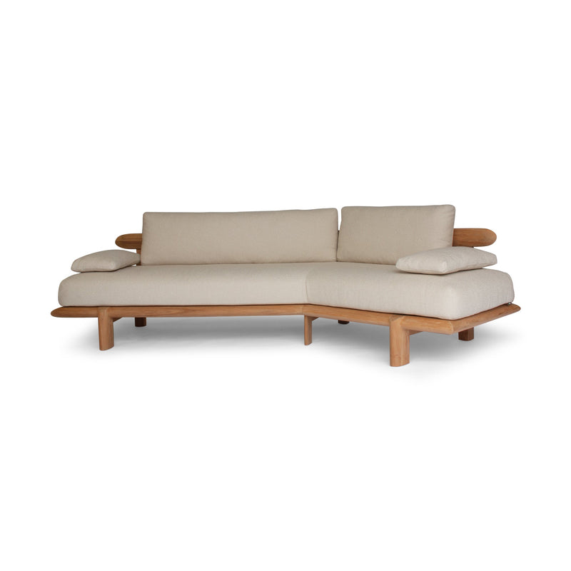 Livorno Sofa - BETACO Sofas - 2-Seater Sofa / Teak / Ferriere 4 - HORNE