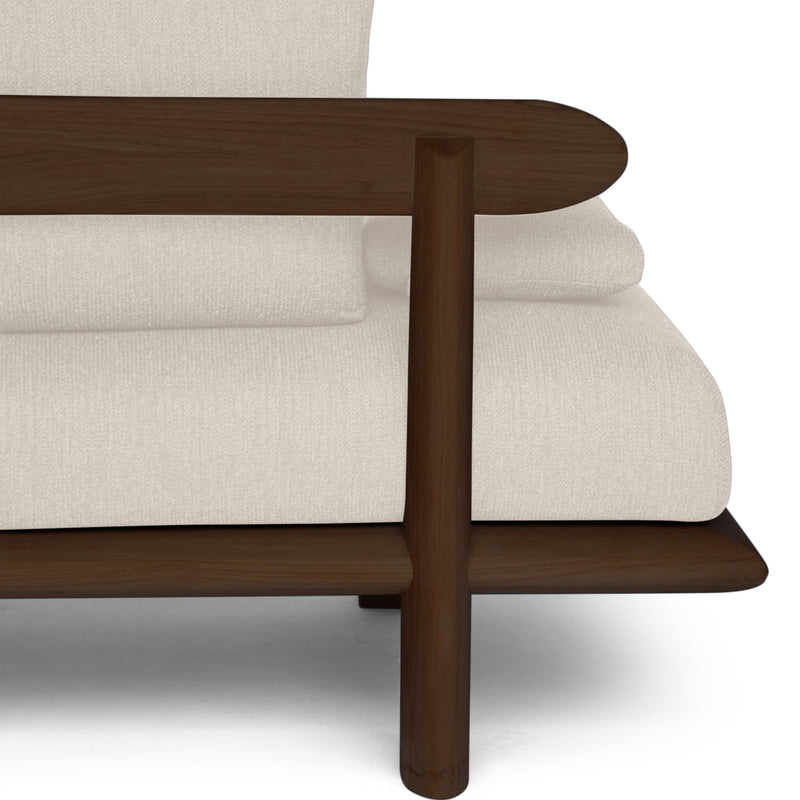 Livorno Sofa - BETACO Sofas - 2-Seater Sofa / Teak / Ferriere 4 - HORNE