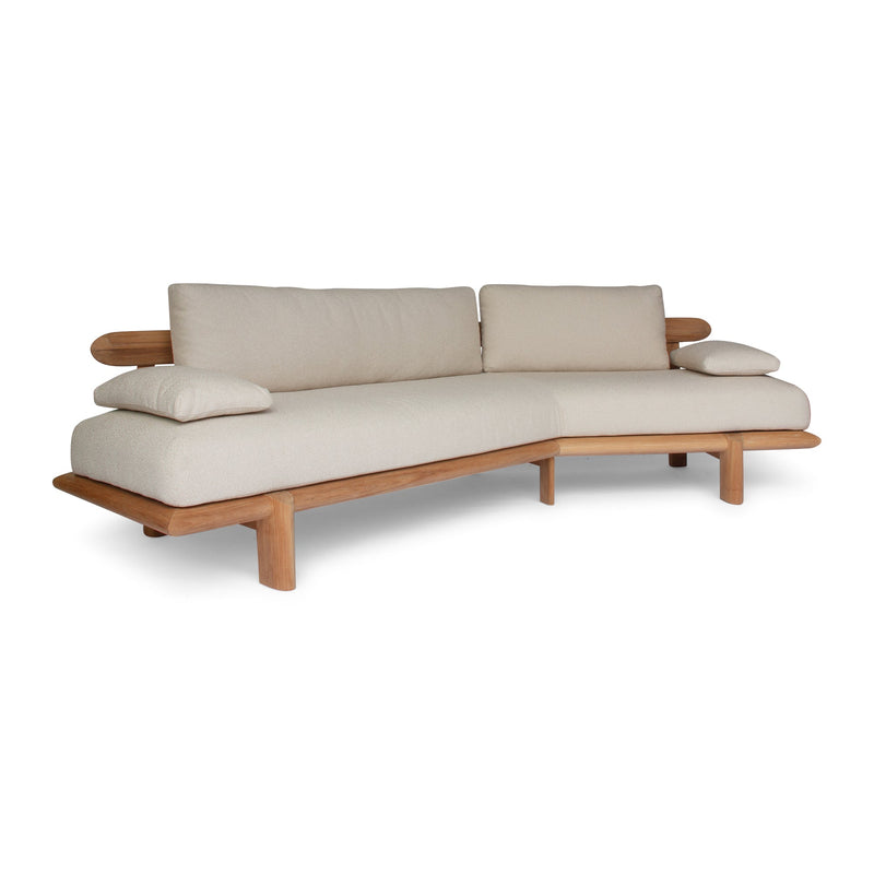 Livorno Sofa - BETACO Sofas - 2-Seater Sofa / Teak / Ferriere 4 - HORNE