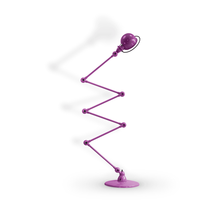 Loft Zig - Zag Floor Lamp 6 - Arm - D9406 - Jielde - Floor Lamps - Glossy - Fuschia - RAL4008 - HORNE