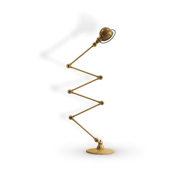 Loft Zig - Zag Floor Lamp 6 - Arm - D9406 - Jielde - Floor Lamps - Glossy - Bronze - RAL1036 - HORNE