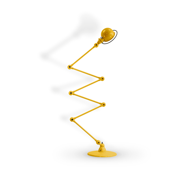 Loft Zig - Zag Floor Lamp 6 - Arm - D9406 - Jielde - Floor Lamps - Glossy - Mustard - RAL1003 - HORNE