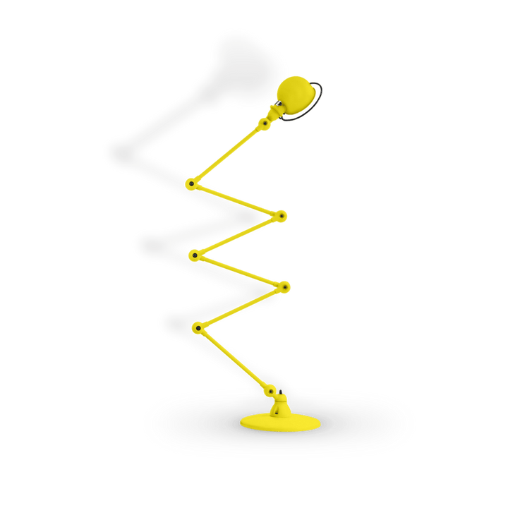 Loft Zig - Zag Floor Lamp 6 - Arm - D9406 - Jielde - Floor Lamps - Matte - Yellow Sulfur - RAL1016 - HORNE