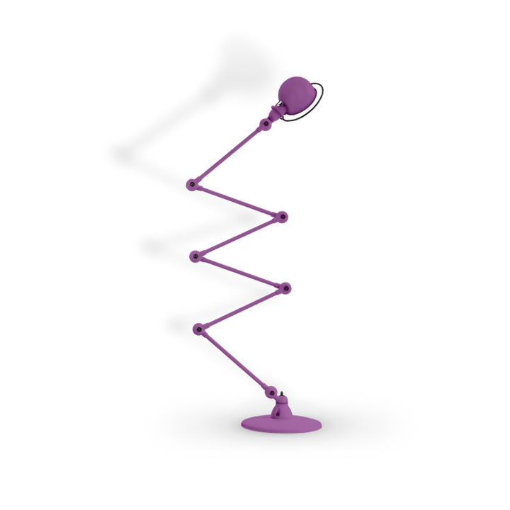 Loft Zig - Zag Floor Lamp 6 - Arm - D9406 - Jielde - Floor Lamps - Matte - Fuschia - RAL4008 - HORNE