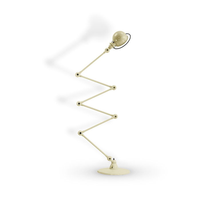 Loft Zig - Zag Floor Lamp 6 - Arm - D9406 - Jielde - Floor Lamps - Glossy - Ivory - RAL1015 - HORNE