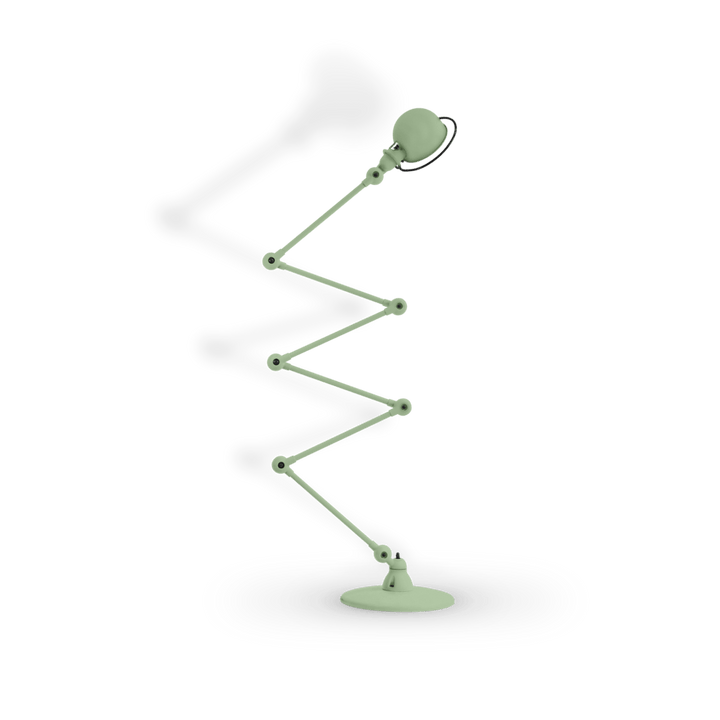 Loft Zig - Zag Floor Lamp 6 - Arm - D9406 - Jielde - Floor Lamps - Matte - Water Green - RAL6019 - HORNE