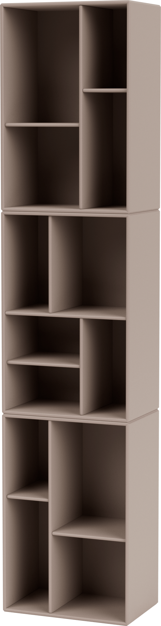 Loom Slim Bookcase - Wall Mounted - Montana - Shelving - Mushroom - HORNE