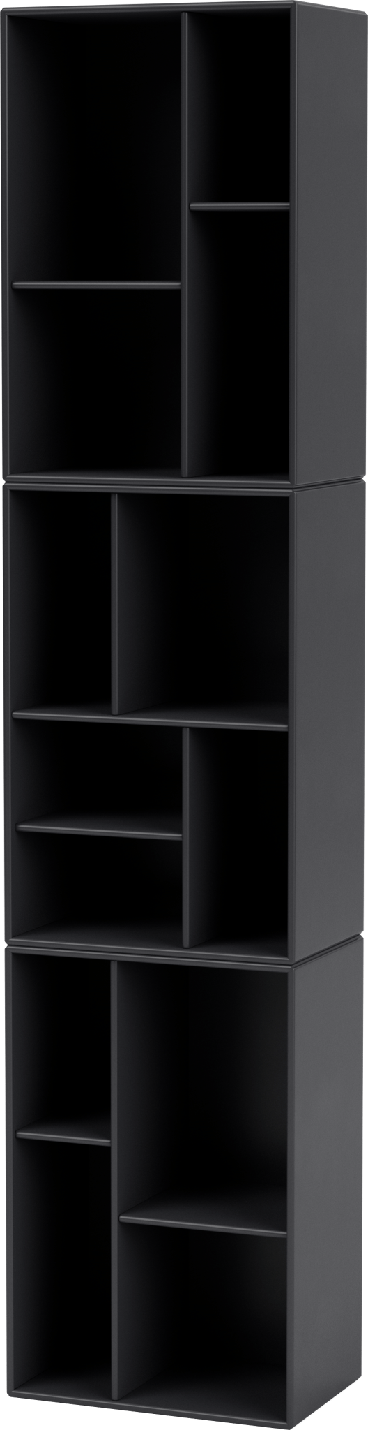 Loom Slim Bookcase - Wall Mounted - Montana - Shelving - Anthracite - HORNE