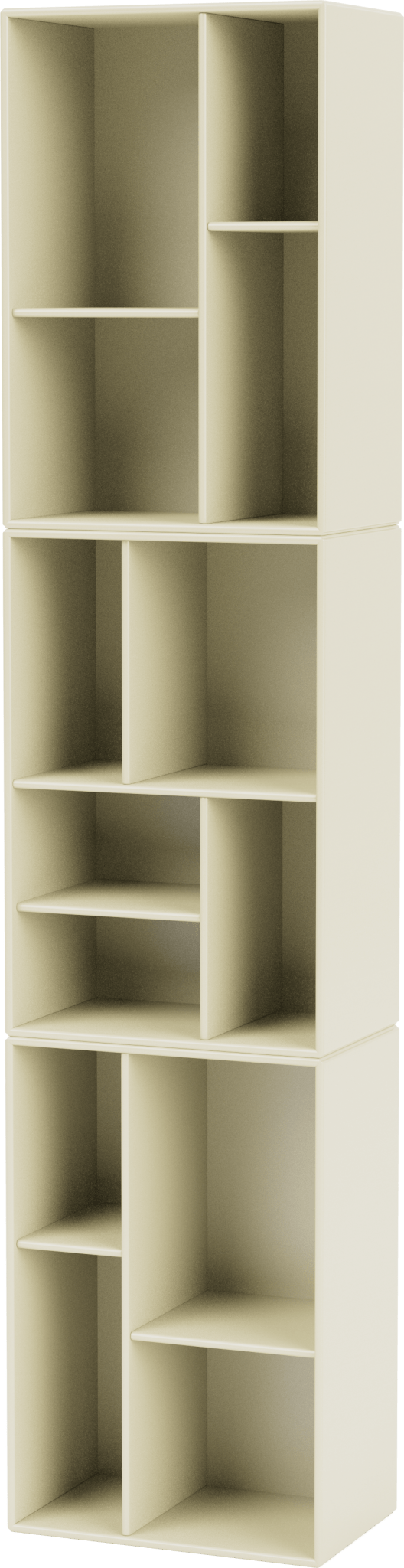 Loom Slim Bookcase - Wall Mounted - Montana - Shelving - Vanilla - HORNE