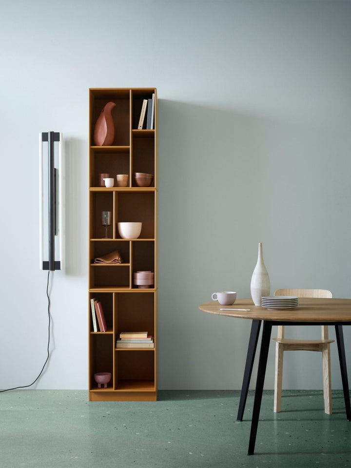 Loom Slim Bookcase - Wall Mounted - Montana - Shelving - Vanilla - HORNE