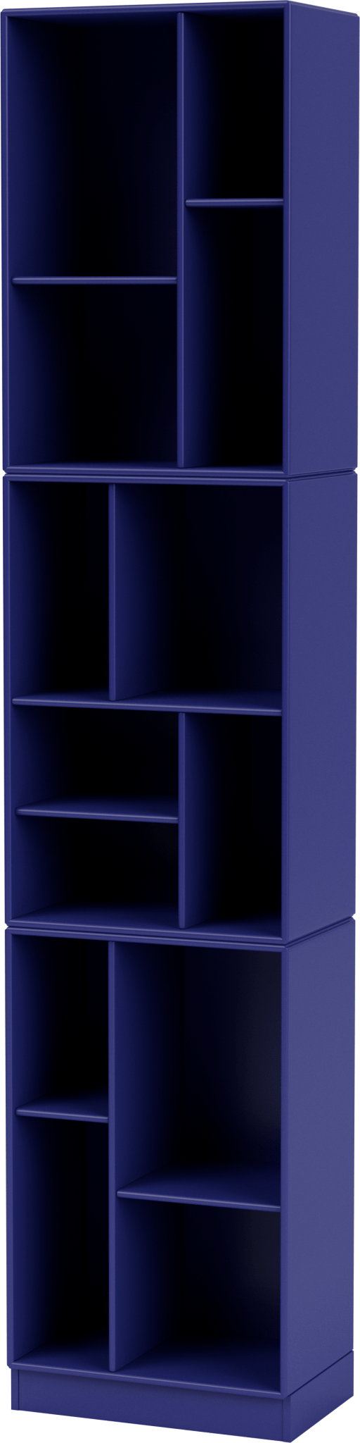 Loom Slim Bookcase - With Plinth Base - Montana - Shelving - Monarch - 2.7" - HORNE