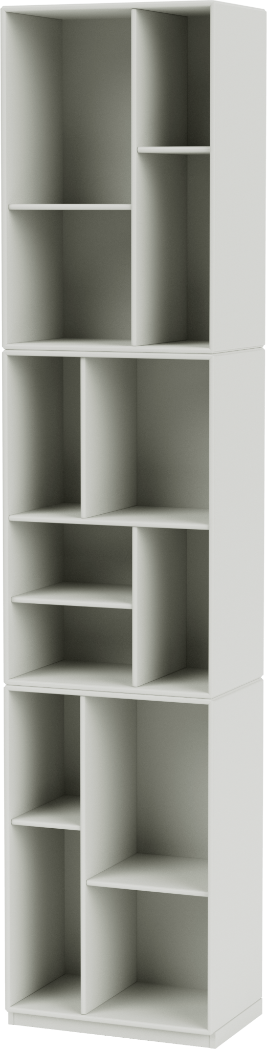 Loom Slim Bookcase - With Plinth Base - Montana - Shelving - Nordic - 1.2" - HORNE