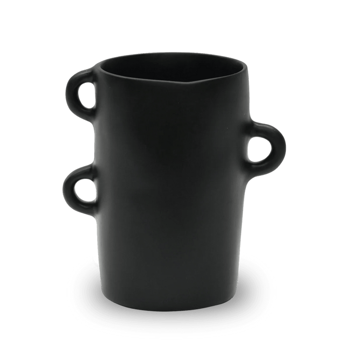 Loopy Medium Vase - Tina Frey Decorative Objects - Black - HORNE
