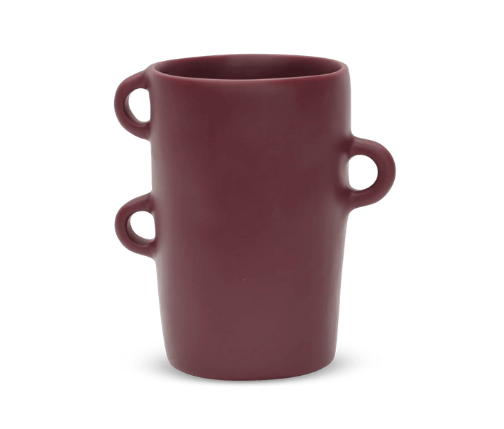 Loopy Medium Vase - Tina Frey Decorative Objects - Oxblood - HORNE