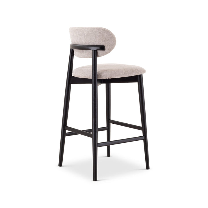 Lucia Bar Stool - Urbia Stools + Benches + Ottomans - Jute - Ebano - HORNE