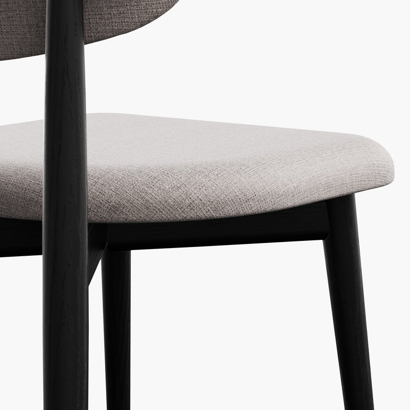 Lucia Side Chair - Urbia Chairs - Harvest Jute Ebano - HORNE