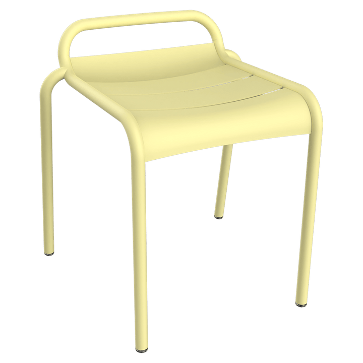 Luxembourg Stool 19" - Set of 4 - Fermob Outdoor Furniture - Frosted Lemon - HORNE