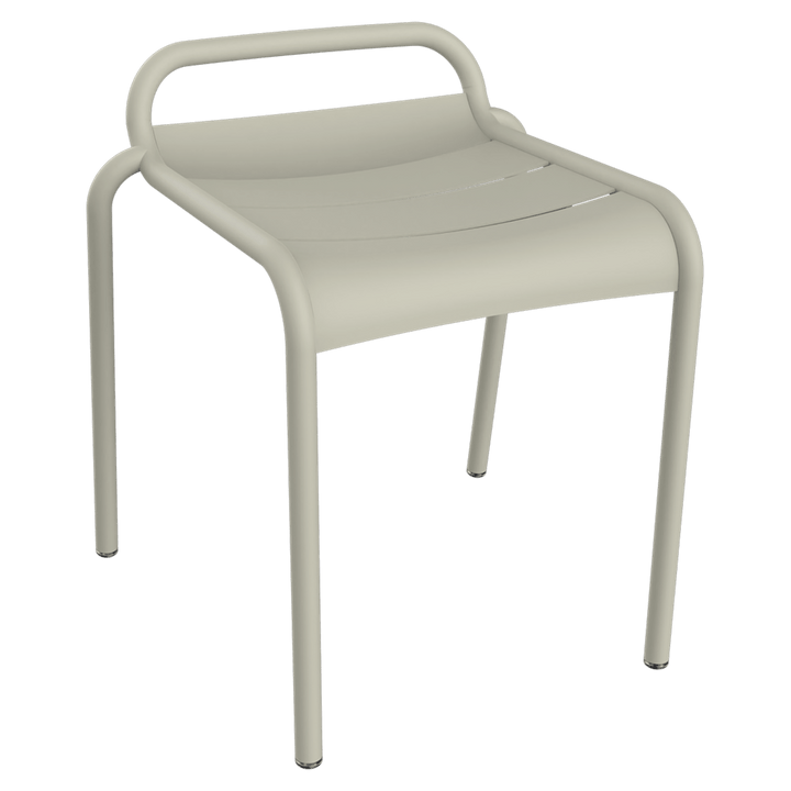 Luxembourg Stool 19" - Set of 4 - Fermob Outdoor Furniture - Clay Grey - HORNE