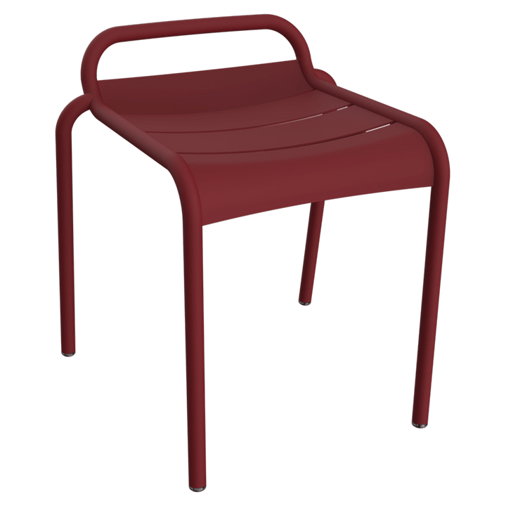 Luxembourg Stool 19" - Set of 4 - Fermob Outdoor Furniture - Chili Red - HORNE