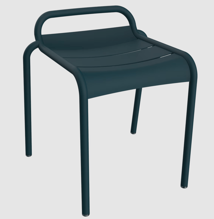 Luxembourg Stool 19" - Set of 4 - Fermob Outdoor Furniture - Acapulco Blue - HORNE