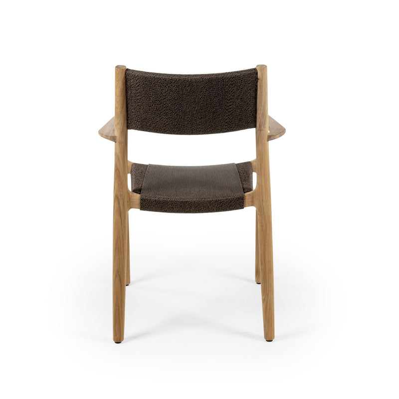 Maddalena Arm Chair - BETACO Chairs - Walnut Rope / Teak - HORNE