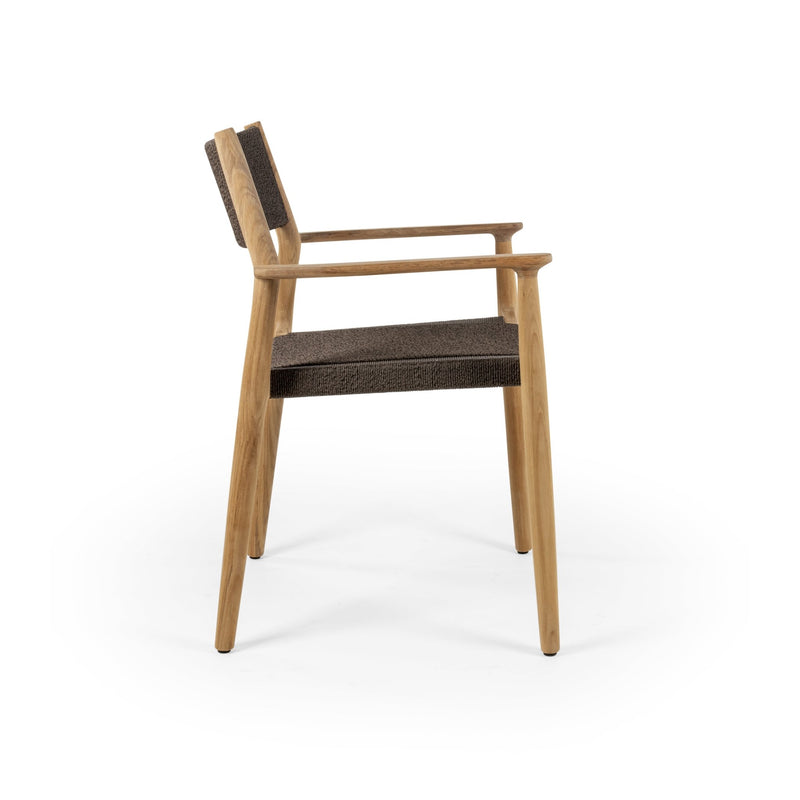 Maddalena Arm Chair - BETACO Chairs - Walnut Rope / Teak - HORNE