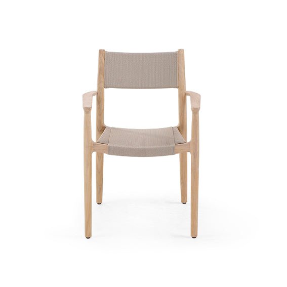Maddalena Arm Chair - BETACO Chairs - Walnut Rope / Teak - HORNE