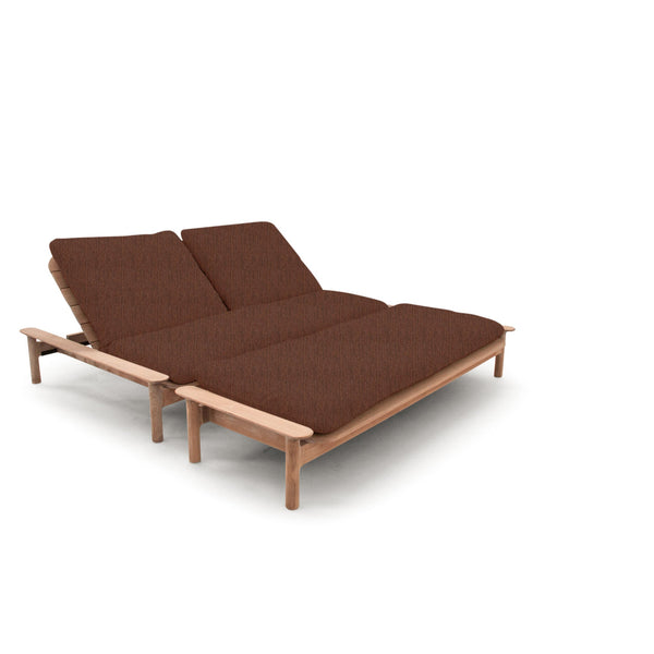 Maddalena Day Bed + Foot Rest - BETACO Chairs - w/Cushion Set / Teak / Ferriere 4 - HORNE
