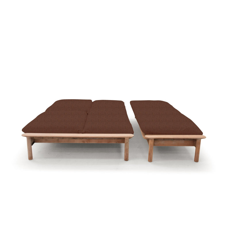 Maddalena Day Bed + Foot Rest - BETACO Chairs - Teak - HORNE