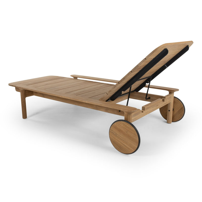 Maddalena Sun Lounger - BETACO Chairs - Teak - HORNE