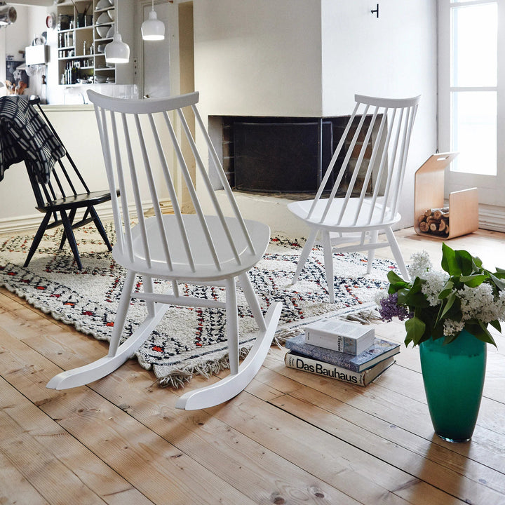 Mademoiselle Rocking Chair - Artek Chairs - White - HORNE