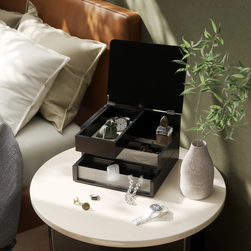 Malibu Storage Box - Umbra Storage + Organization - Black - HORNE