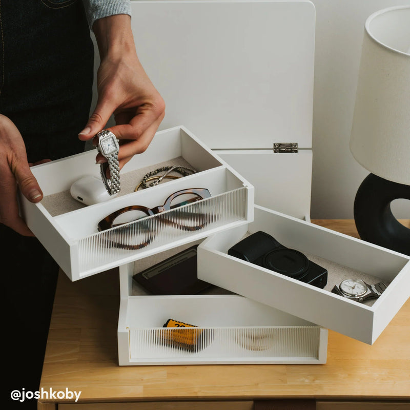 Malibu Storage Box - Umbra Storage + Organization - Black - HORNE