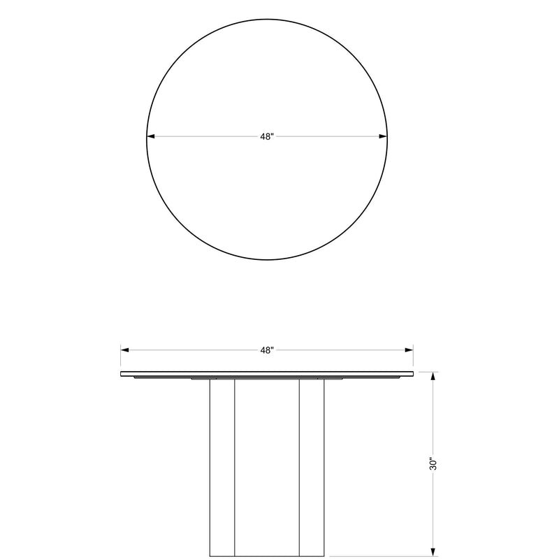 Martie Round Dining Table - Urbia Coffee Tables - HORNE