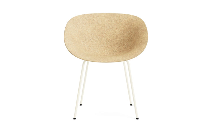 Mat Armchair Steel - Normann Copenhagen Dining Chairs - Mat Armchair Cream Steel - Seaweed - HORNE