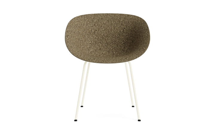 Mat Armchair Steel - Normann Copenhagen Dining Chairs - Mat Armchair Cream Steel - Seaweed - HORNE