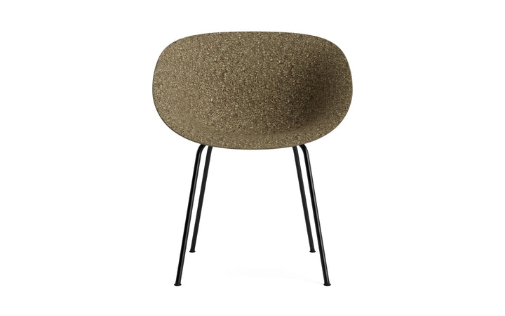 Mat Armchair Steel - Normann Copenhagen Dining Chairs - Mat Armchair Cream Steel - Seaweed - HORNE